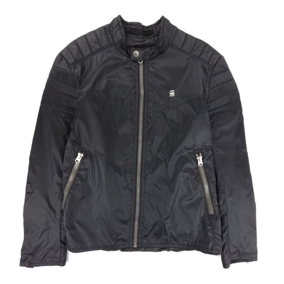 NEW G-Star Raw Black Suzaki SP Café Racer Biker Moto Jacket Grunge Streetwear - Picture 3 of 15